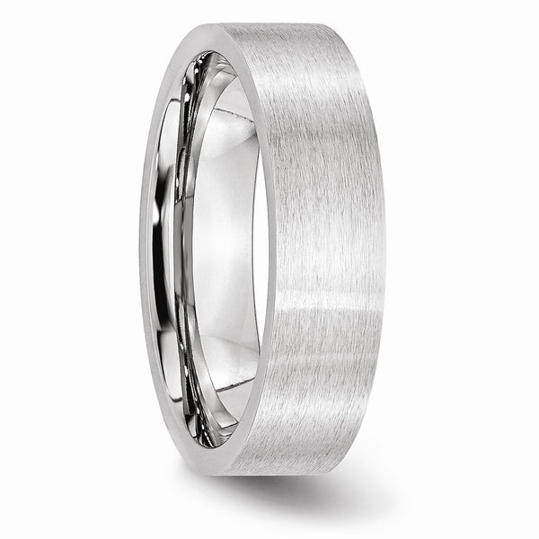Cobalt Flat Satin 6mm Band
