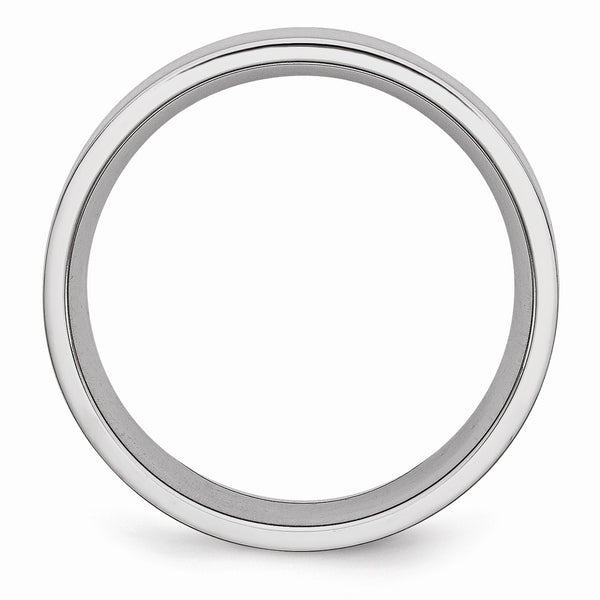 Cobalt Flat Satin 7mm Band