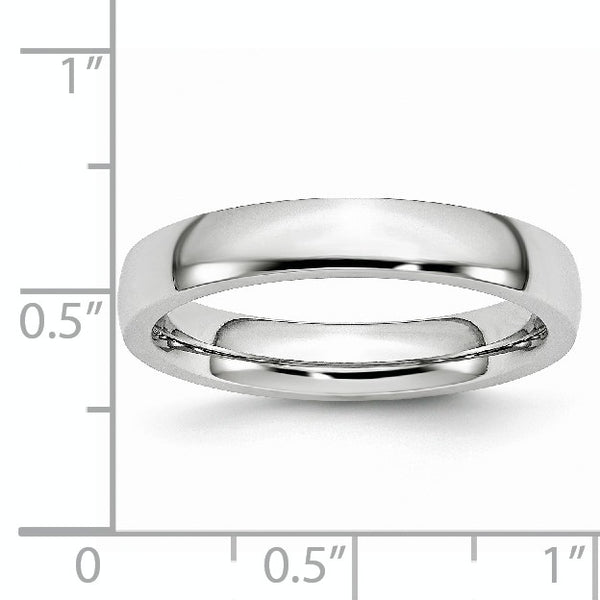 Cobalt Polished 4mm Band
