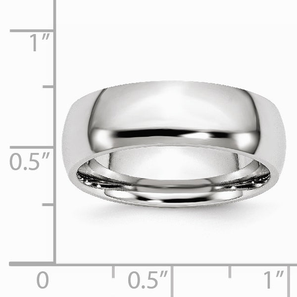 Cobalt Polished 7mm Band
