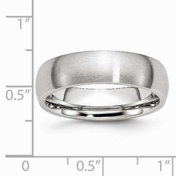 Cobalt Satin 6mm Band