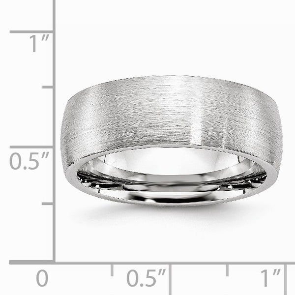 Cobalt Satin 8mm Band