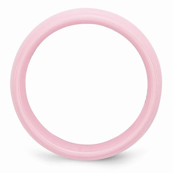 Ceramic Pink 8mm Polished Band