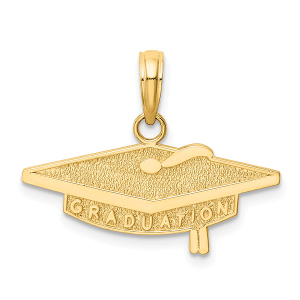 14KT Yellow Gold 18X23MM Graduation Charm