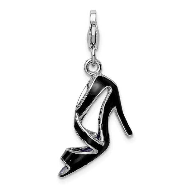 Sterling Silver 41X14MM High Heel Charm