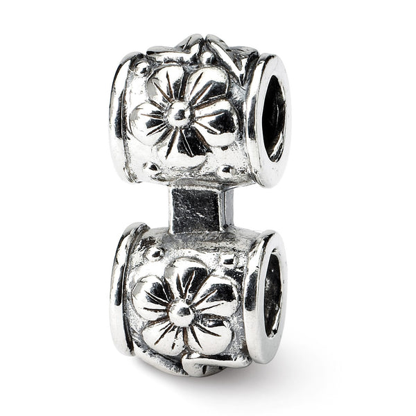Sterling Silver Reflections Floral Connector Bead