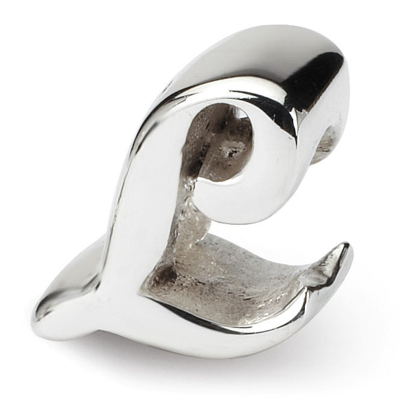 Sterling Silver Reflections Letter L Script Bead
