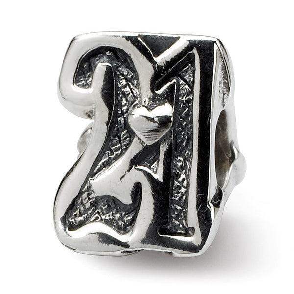 Sterling silver Reflections Sweet 21 Bead