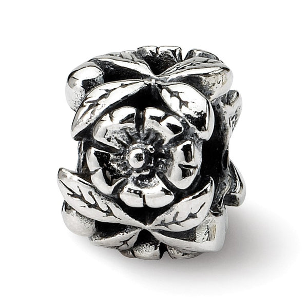 Sterling Silver Reflections Floral Bead