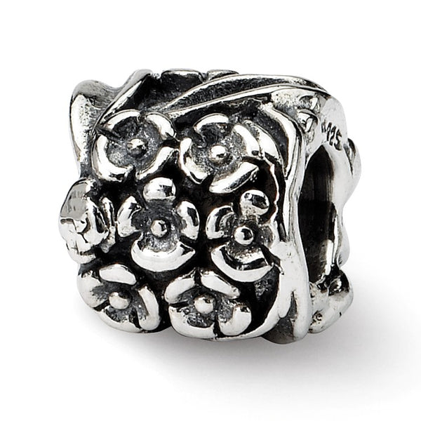 Sterling Silver Reflections Floral Bead