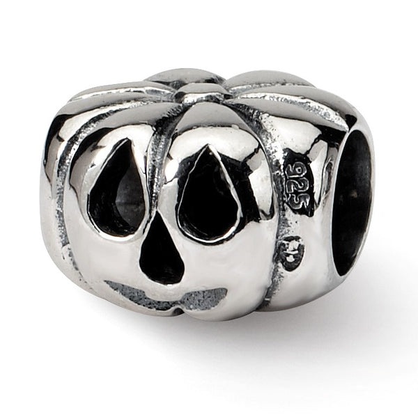 Sterling Silver Reflections Jack o Lantern Bead