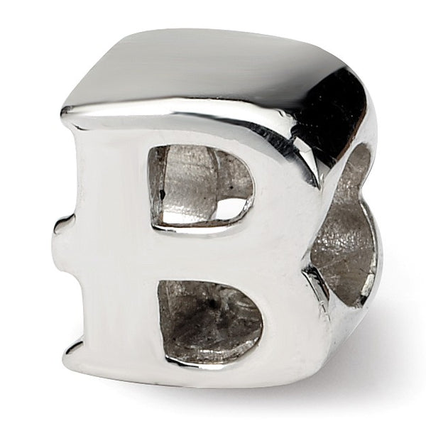 Sterling Silver Reflections Letter B Bead