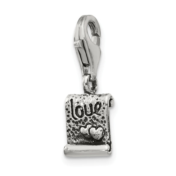 Sterling Silver Reflections Love Note Click-on for Bead