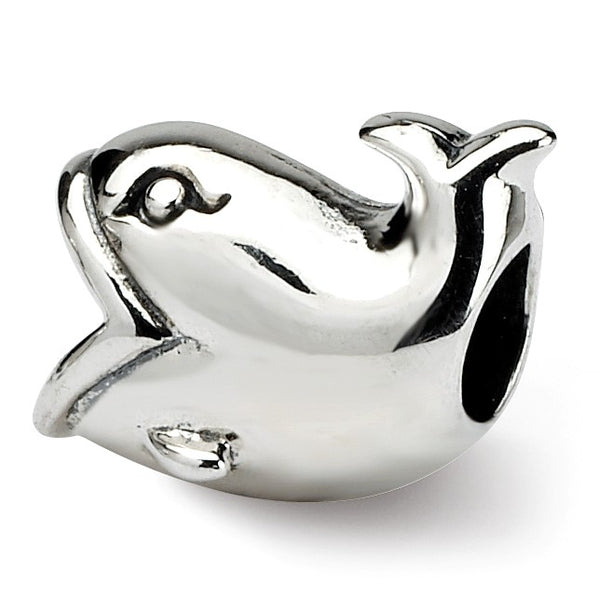 Sterling Silver Reflections Kids Whale Bead