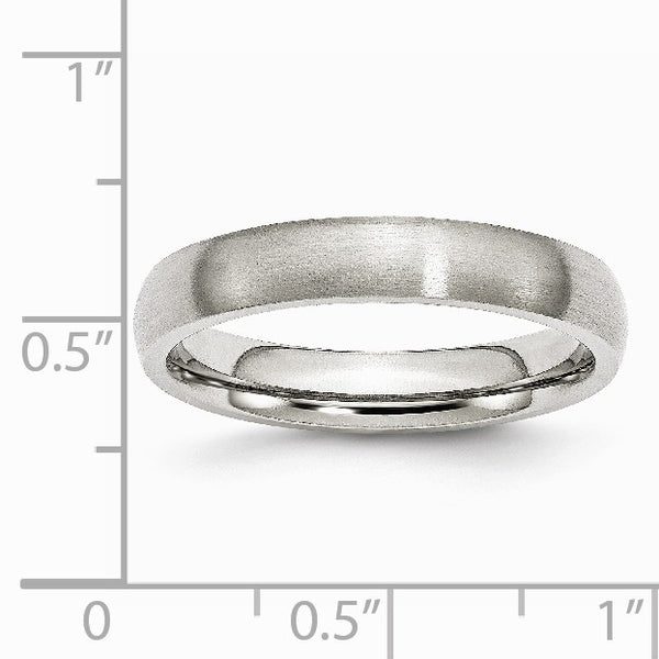 Stainless Steel 4mm Brushed Band