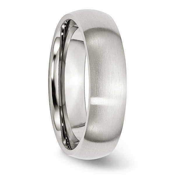 6MM Wedding Ring in Stainless Steel
