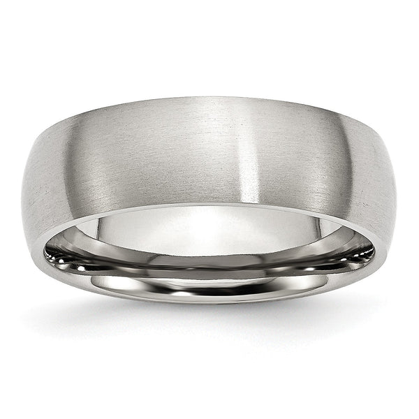 7MM Wedding Ring in Stainless Steel