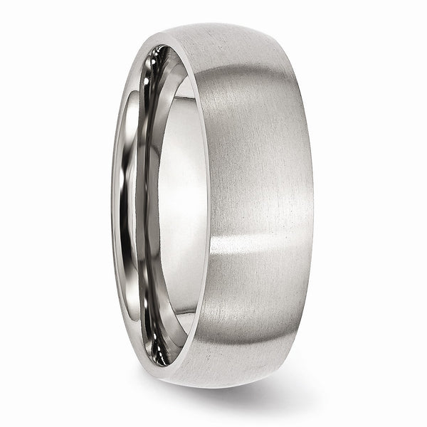 7MM Wedding Ring in Stainless Steel
