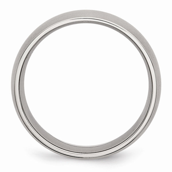 7MM Wedding Ring in Stainless Steel