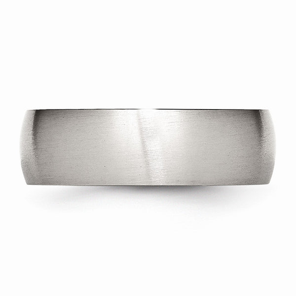 7MM Wedding Ring in Stainless Steel
