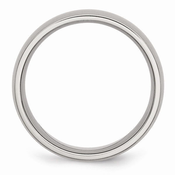 8MM Wedding Ring in Stainless Steel