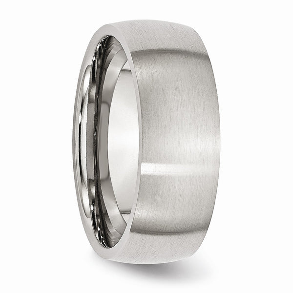 8MM Wedding Ring in Stainless Steel
