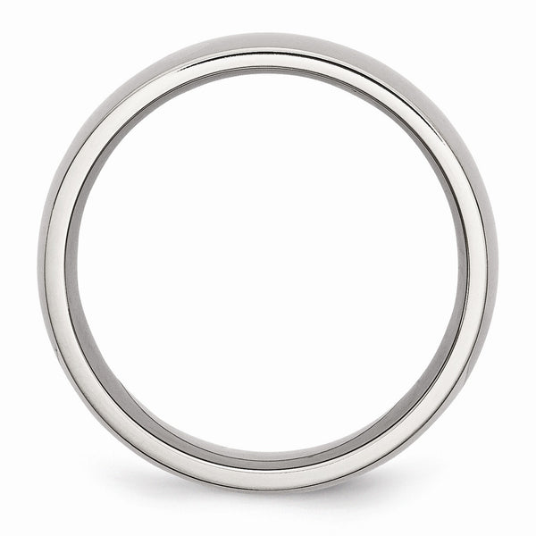 Stainless Steel 8mm Polished Band