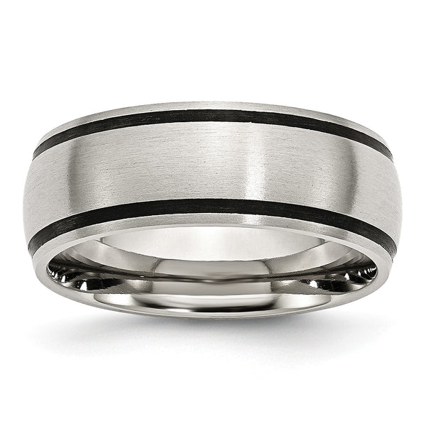 8MM Wedding Ring in Stainless Steel