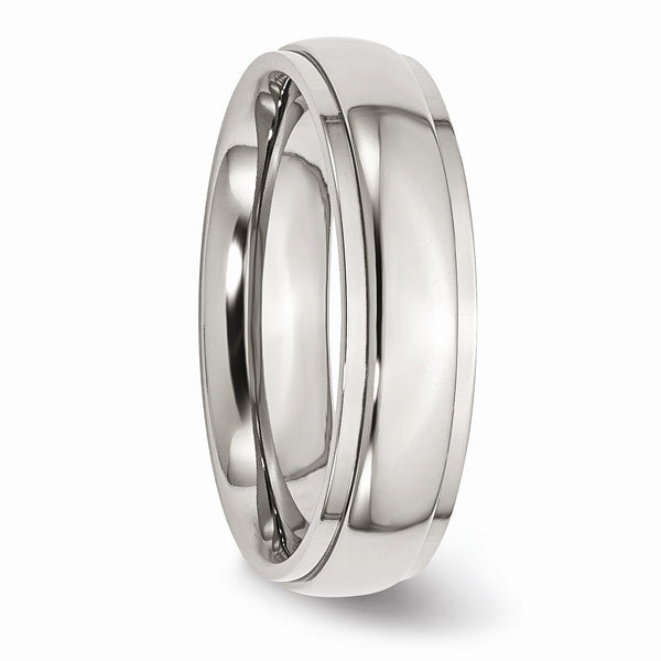 6MM Wedding Ring in Stainless Steel