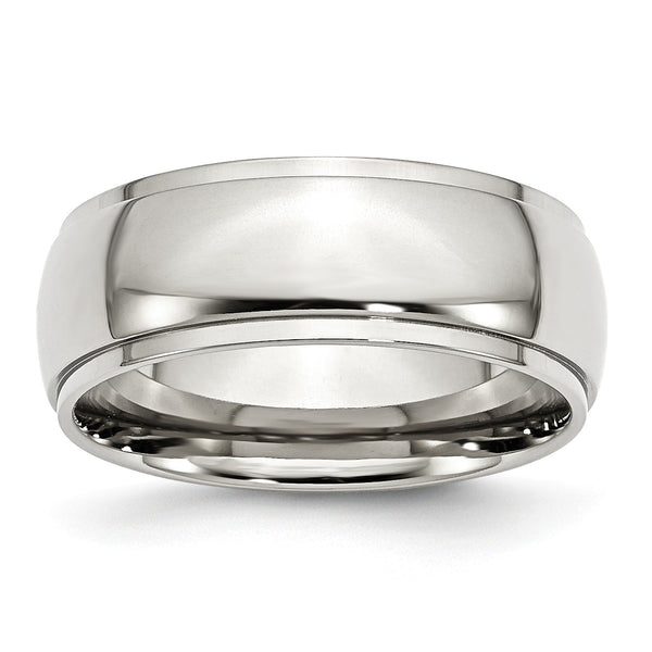8MM Wedding Ring in Stainless Steel