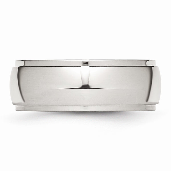 8MM Wedding Ring in Stainless Steel