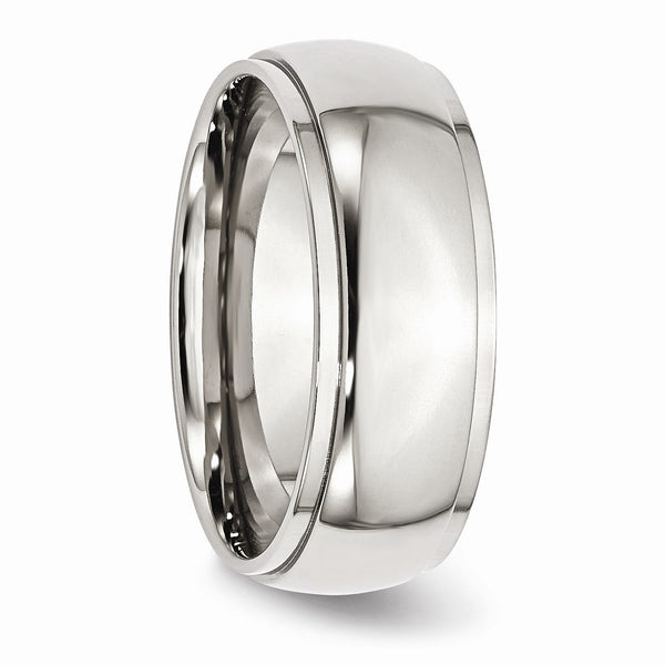 8MM Wedding Ring in Stainless Steel