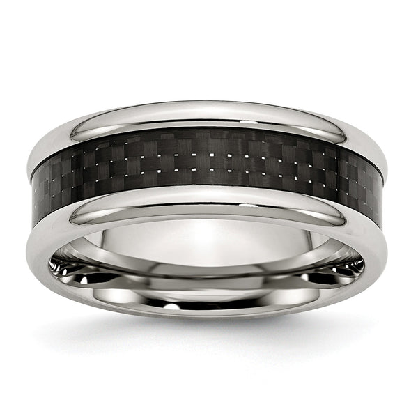 8MM Wedding Ring in Stainless Steel