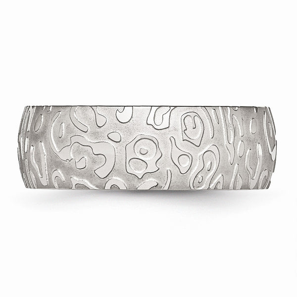 8MM Wedding Ring in Stainless Steel