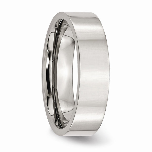 6MM Wedding Ring in Stainless Steel