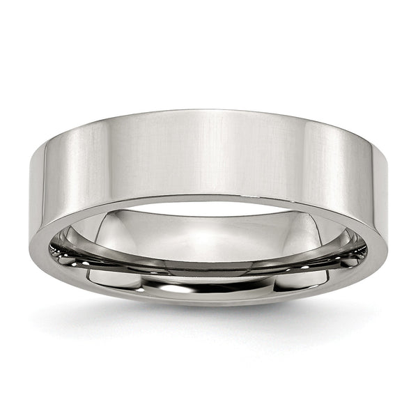 6MM Wedding Ring in Stainless Steel