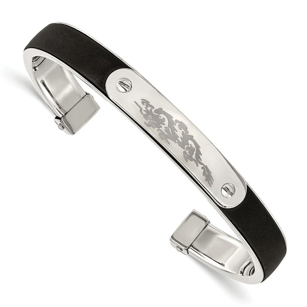 Stainless Steel 8MM Cuff Bracelet