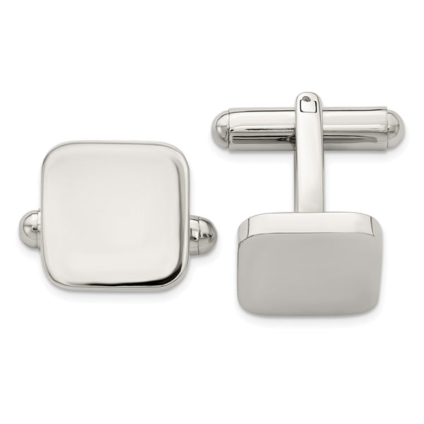 Stainless Steel Polished Cufflinks
