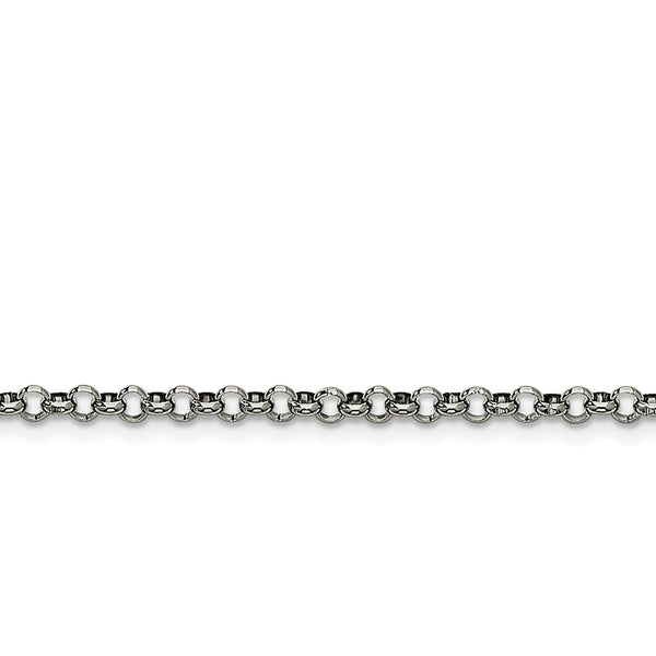 Stainless Steel 3.90mm 18in Rolo Chain