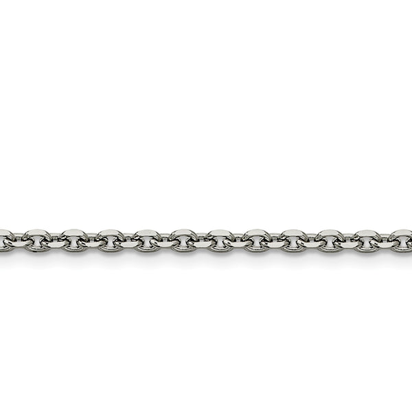 Stainless Steel 3.4mm 24in Cable Chain