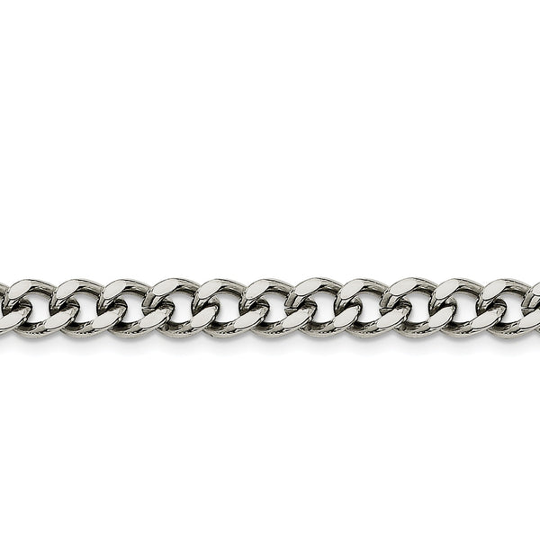 Stainless Steel 7.5mm 20in Curb Chain