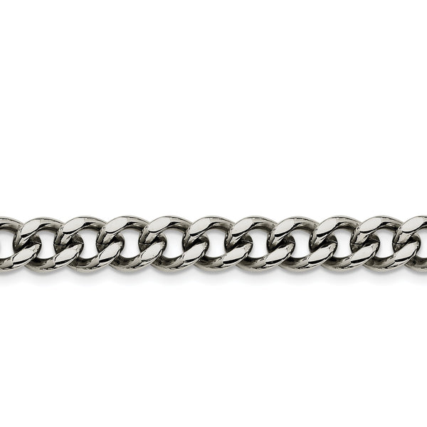Stainless Steel 9.5mm 24in Curb Chain