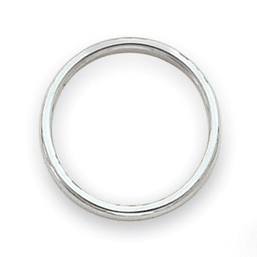 2MM Wedding Ring in 14KT White Gold; Size 7