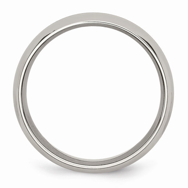 Titanium Yellow IP-plated Grooved 6mm Polished Band