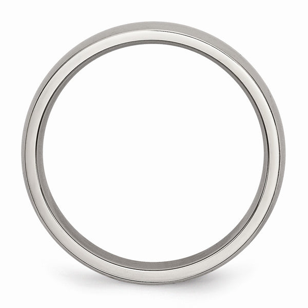 Titanium 4mm Polished Band