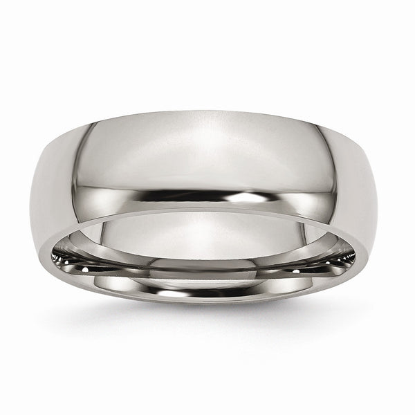 Titanium 7mm Polished Band