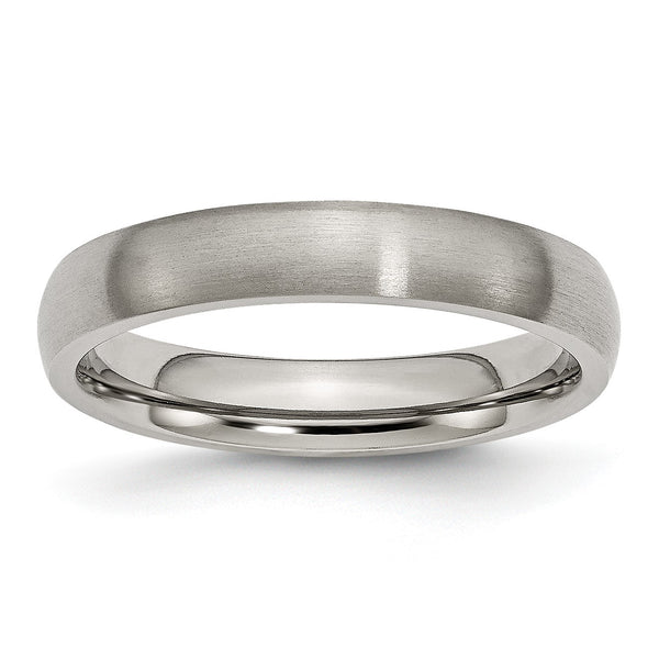 Titanium 4mm Brushed Band