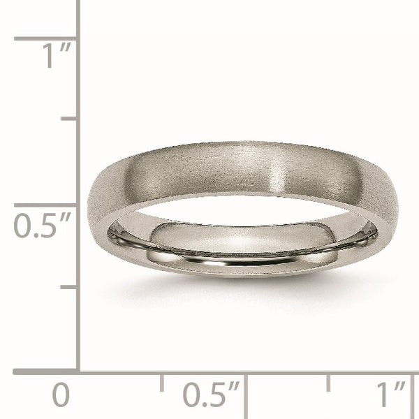 Titanium 4mm Brushed Band