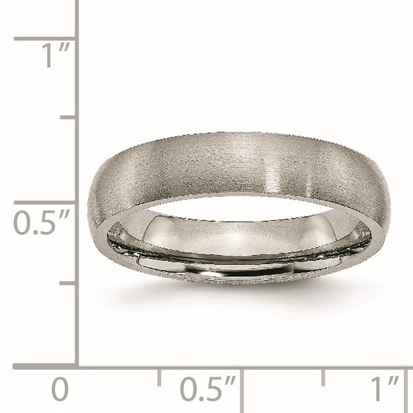 Titanium 5mm Brushed Band