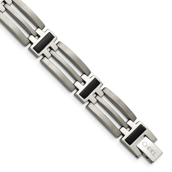 Titanium IP-plated 8.5in Bracelet